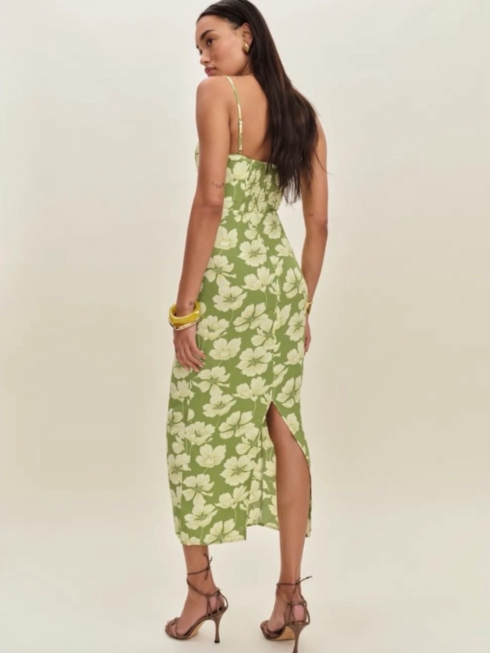 Reformation Floral Slip Midi Dress👒 - Picture 2 of 4